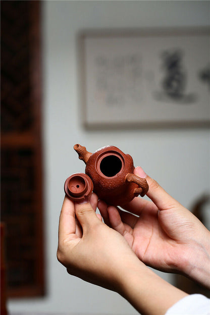 100cc chinese Yixing Handmade Zisha red clay Teapot Red Jujube GongFu Tea Pot