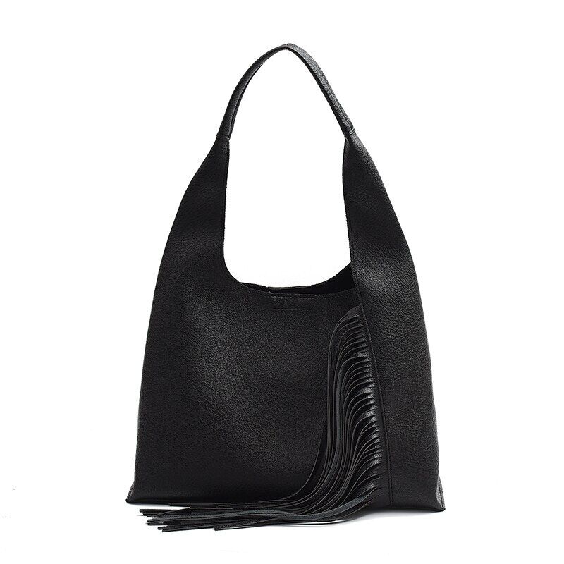 Small Handbag Women Spring Travel 2pcs/set Tassels Shoulder Bag