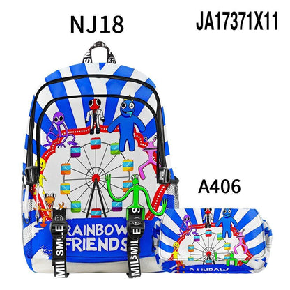 School Bag Backpack Primary Middle School Students Boys Girls Schoolbag