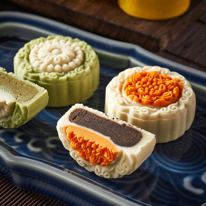 6pc Mid Autumn Moon Cake China-Chic Tea Flavored Moon Cake中秋月饼国潮风茶味月饼