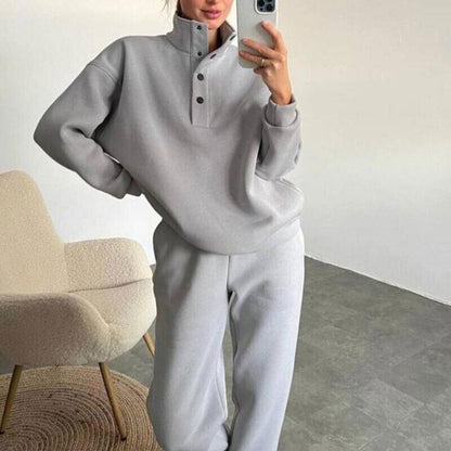 Women Suits Two Piece Long Sleeve Sweatshirt Sports Pants Outfit Set Tracksuits