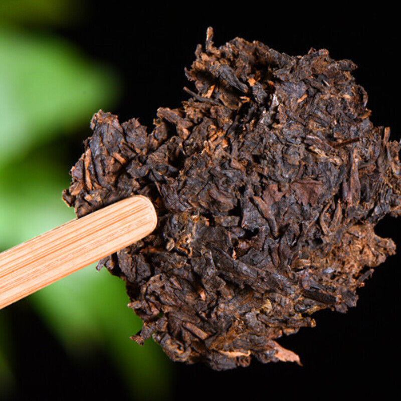 Pu'er Black Tea Lose Weight Healthy Drink 357g Yellow Seal Puerh Boiled -