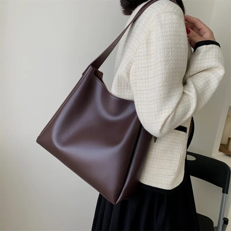 Leather Tote Bag Women Shoulder Side Bag Handbags and Purses