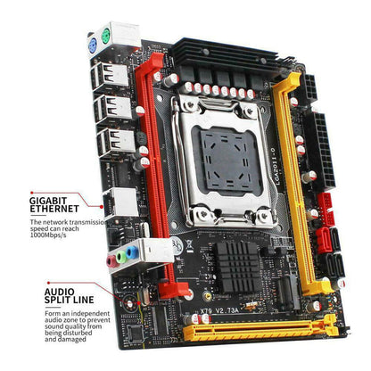 X79 Motherboard LGA 2011 DDR3 REG ECC RAM Support Xeon V2 V1 Core i7 Processor