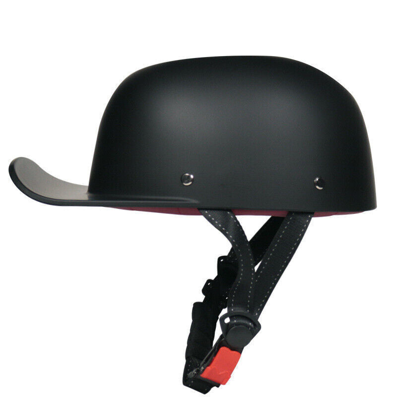 DOT Motorcycle Helmet for Pedal and Bicycle Riders Classic Baseball Helmet