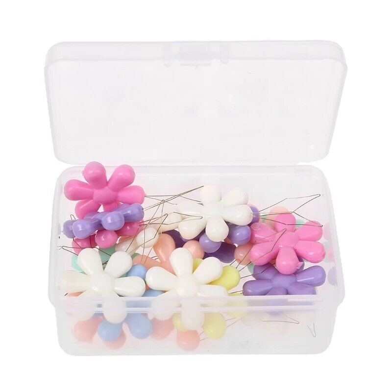 Needle Threaders 20Pcs Multicolor Flower Shape Wire Loop Cross Stitch Guide Tool