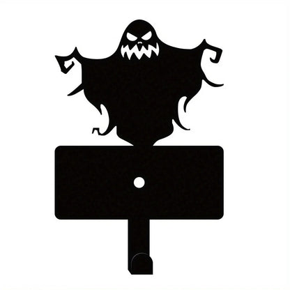 Halloween Wall Decor Hooks, Metal Key Holder Ghost Metal Wall Hanger Organizer