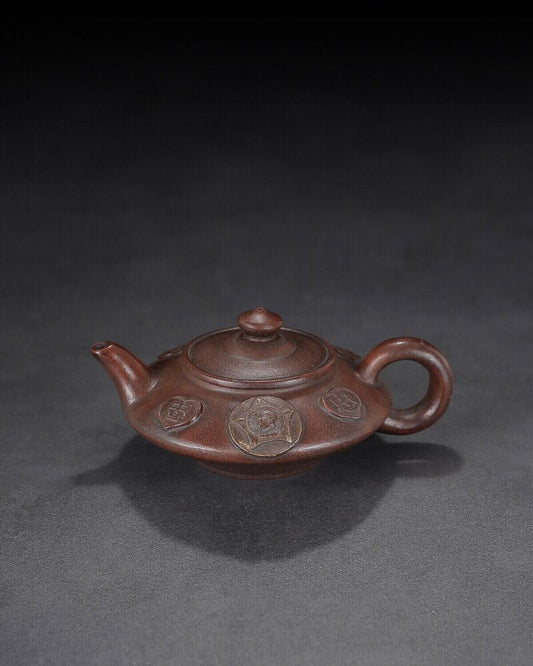 Chinese Yixing Zisha Clay Handmade Exquisite Teapot（文革壶 底款：顾景舟）