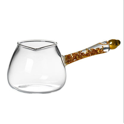 Borosilicate Glass Side Handle Cup Kung Fu Tea Set Tea Divider Tea Set Home Gift