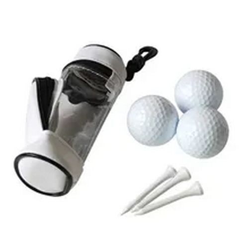 Portable Mini Golf Ball Bag Leather Hanging Waist Carrier Golf Tees Holders Kit
