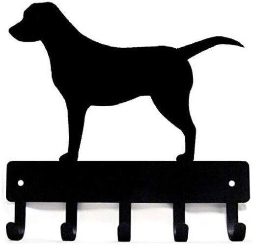 Labrador Retriever Dog-Key Hooks & Keychain Holder -9 inch/6 inch Metal Wall Art