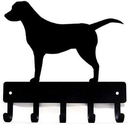 Labrador Retriever Dog-Key Hooks & Keychain Holder -9 inch/6 inch Metal Wall Art