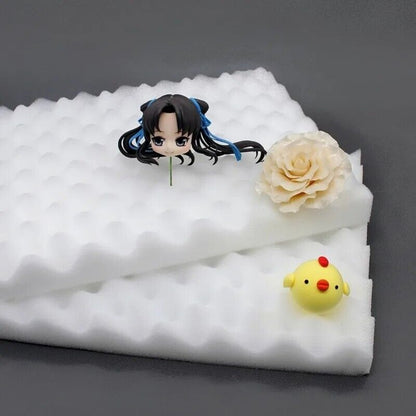 Sponge Mats 2Pcs Wave Shaped Soft Ceramics Polymer Clay Drying Table 25x19x4.5cm