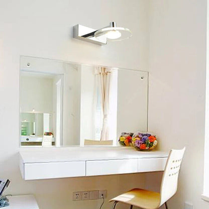 Wall Lamp Acrylic Mirror Headlight Bedroom Makeup Lamp Waterproof Anti-Fog Light