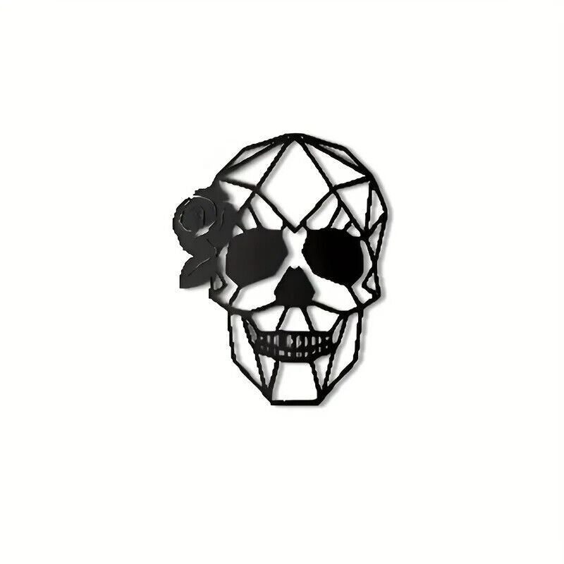 Skull Art Wall Decor Metal Wall Decor Halloween Decor, Decor Modern Art
