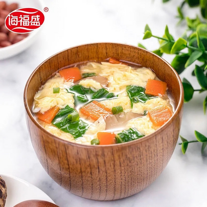 40g/box Instant Soup Chinese Food Snacks 零食中国食品小吃 冲泡即食速食汤料包 方便速溶汤 海福盛 芙蓉鲜蔬汤