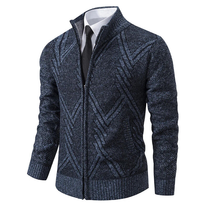 Winter Jackets Men Sweatercoat Knit Outerwear Mens Coat Jacket