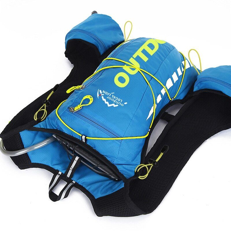 Cycling Backpack Men Women Nylon Bag Hiking Camping 250ml 1.5L Water Bag
