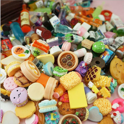 10Pcs 1:12 Dollhouse Miniature Simulation Mini Food Bottles 'Blind Bags Play -ca