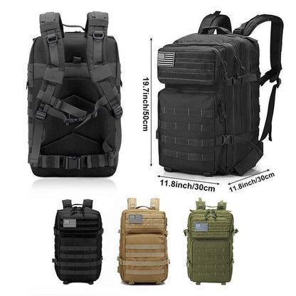 50L Army Tactical Backpack Men's Travel Backpack Men Outdoor Sports Bags