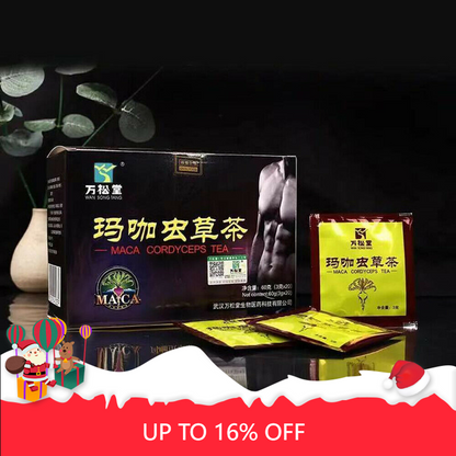 Cordyceps Militaris MACA Tea Cordyceps Maca Tea 100% Natural Energy | 虫草玛咖五宝茶