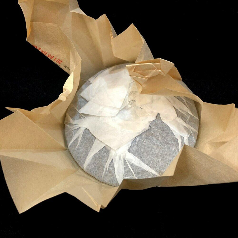 357g Ripe Natural Puerh Tea 2018 Yunnan Qi Zi Bing Ripe Puer Alpine Trees