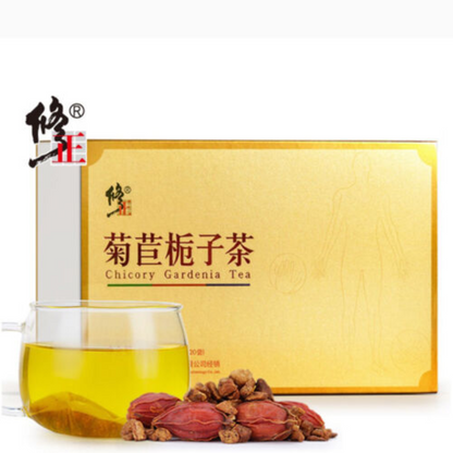 百年修正 菊苣栀子茶natural Chicory Gardenia healthy tea xiuzheng juju zhizi cha2.5g*20小袋