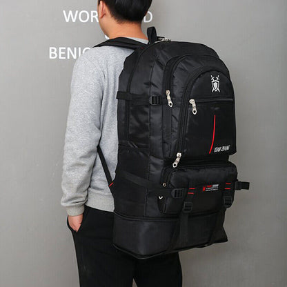 70L Men's Hiking Travel Sports Bag Camping Backpack Bag Pack Male Female Women