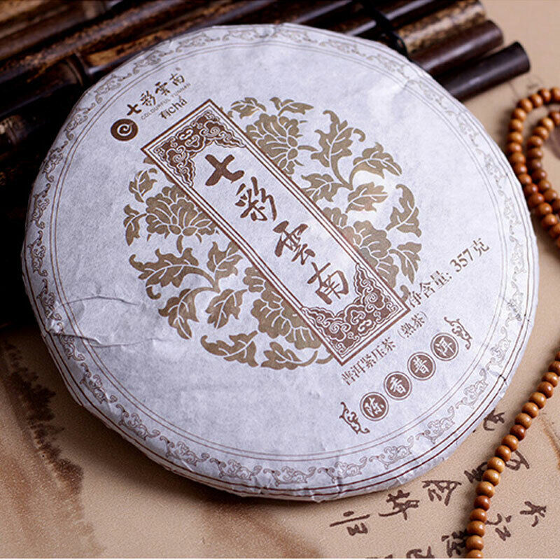 357g Colourful Yunnan Classical Puer Qing Feng Xiang CHEN XIANG Ripe Pu'er Tea