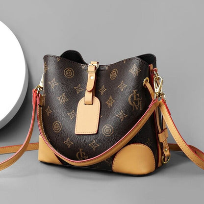 Classic Womne's Bucket Bag, Fashion Crossbody Shoulder Bags Elegant Handbags