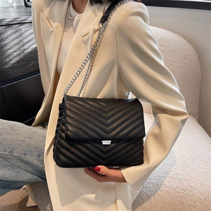 Handbags Women's Black Pu Leather Shoulder Crossbody Bags Women