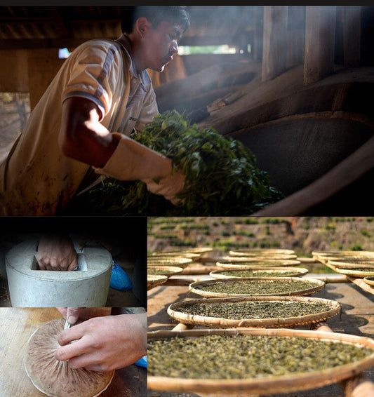2017 Yunnan bangwai Village spring old tree Pu erh Tea Arbres raw Cake tee 357g