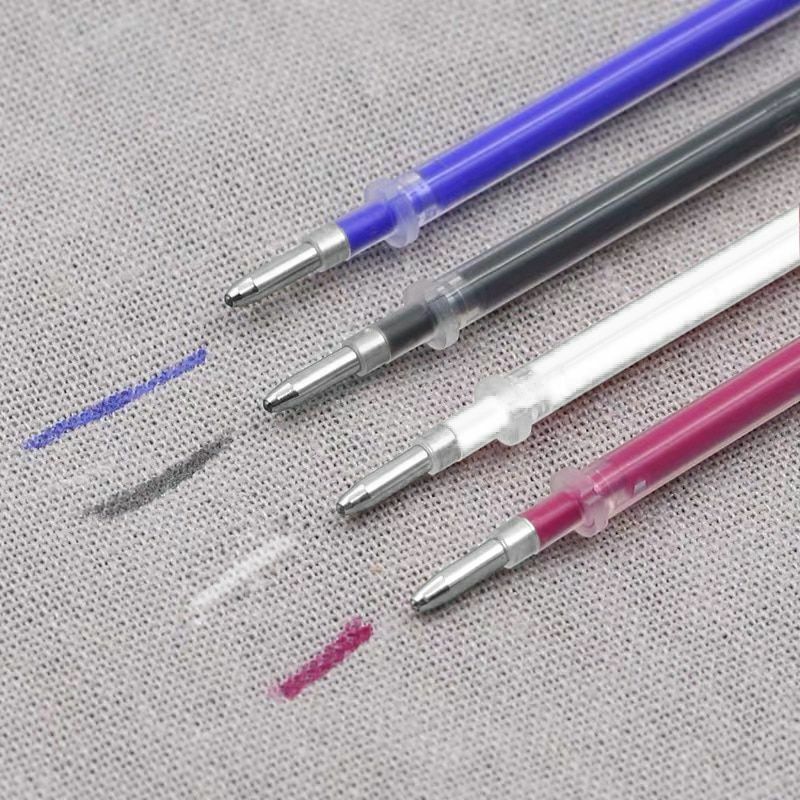 40Pcs/Set Heat Erasable Pens High Temperature Disappearing Fabric Marker Refills