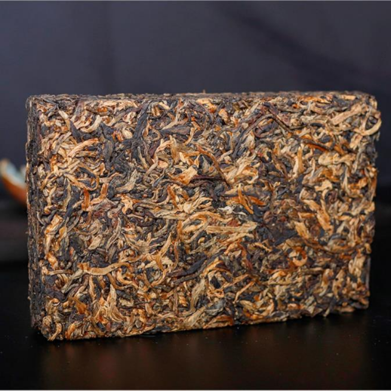 250g Dianhong Black Tea Brick Yunnan Date Fragrance Kungfu Loose Leaf Black Tea