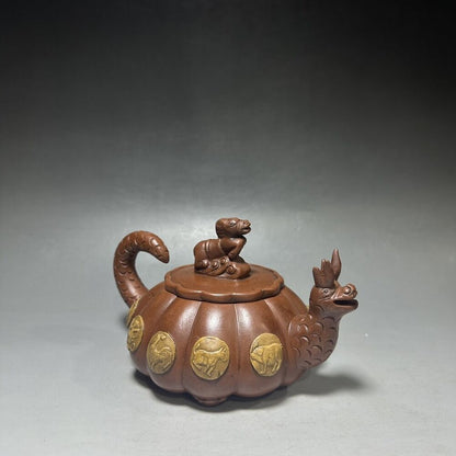 vintage chinese yixing purple clay teapot zisha ceremony teaware collection rare