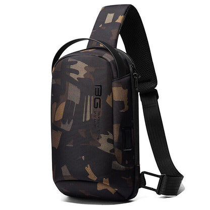 Sling Backpack Oxford cloth Waterproof Crossbody Chest Bags Outdoor Sport Bag