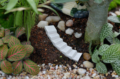 2Pcs Landscape Ornaments Miniature Stair DIY Fairy Dollhouse Garden Bonsai Decor