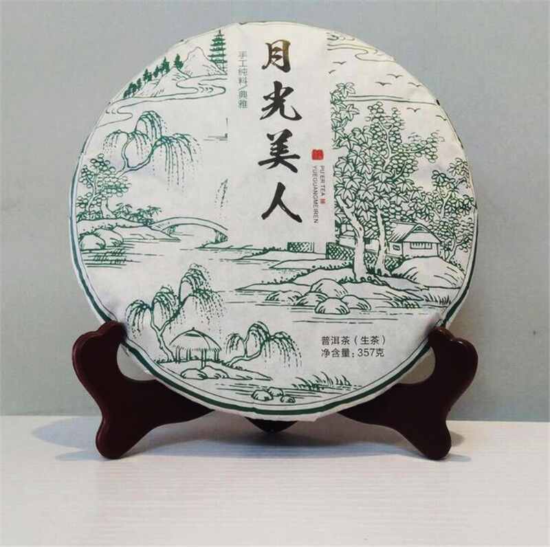 357g Moonlight Sheng Pu-erh Cha Puerh Tea Organic Moonlight Beauty Menghai Puer