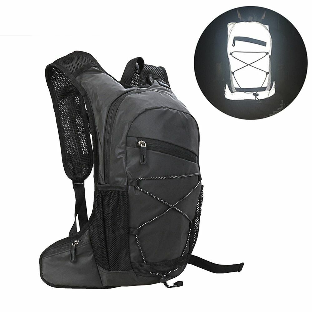 Reflective Mountain Bike Water Backpacks Outdoor Sports Bag Cycling Rucksack 1PC