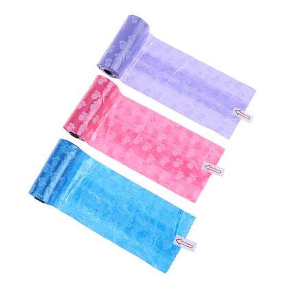 1Roll Degradable Pet Waste Poop Bags Dog Cat Clean Up Refill Garbage BagA-ca