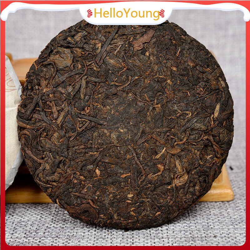 Pu'er Tea Leaves 100g Ripe Tea Cake Bai Ling Golden Bud Ripe Tea Cake