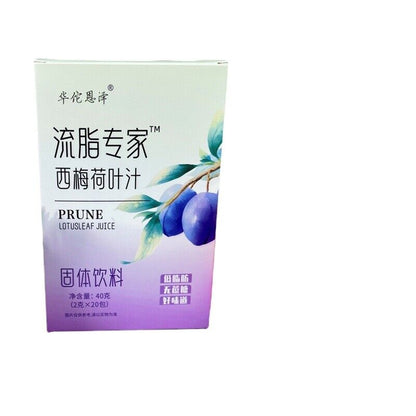 Prune lotus leaf juice solid drink prune lotus leaf juice concentrate fiber 40g