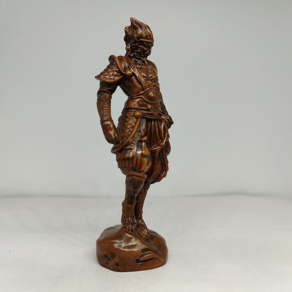 Christmas Presents Monkey King Sculpture Statue Wooden Carved Sun Wukong Decor