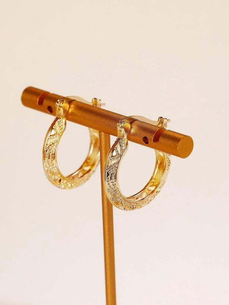 Aretes Argollas En Oro 10k Pendientes Joyerã­a Fina De Moda Regalos Para Mujer