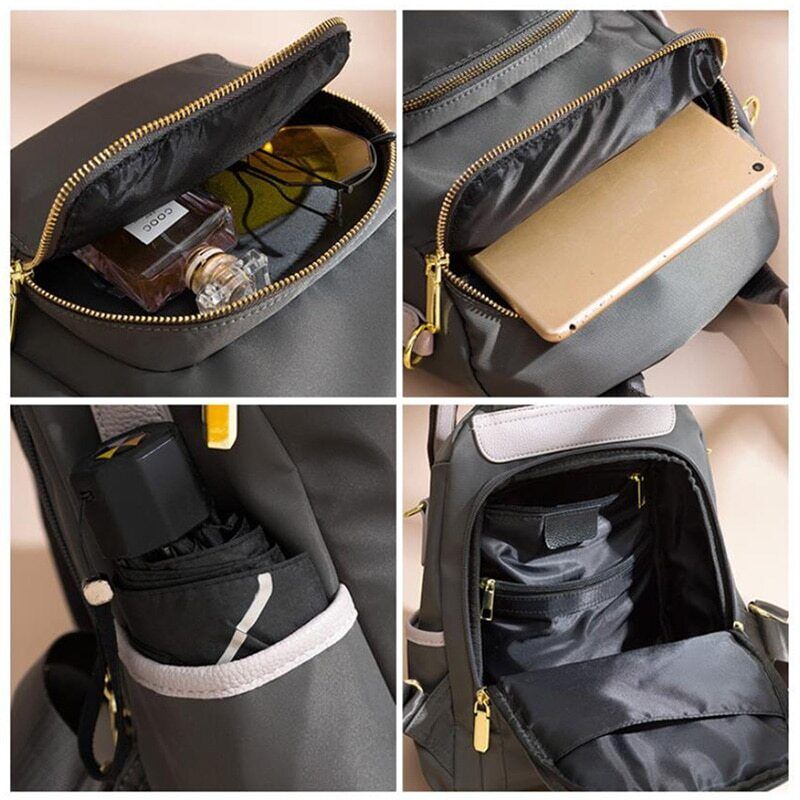 Women Backpack Oxford Cloth Lady Travel Leisure Canvas Bag Girl Schoolbag