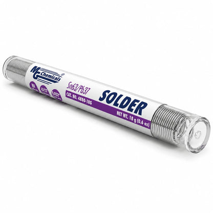 MG Chemicals 63/37 Rosin Core Leaded Solder, .32" Diameter, .6 oz Pocket Pack