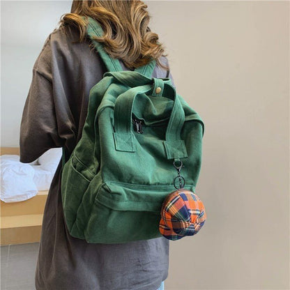 Women Backpack Fashion Solid School Bag Teenage Backpacks Travel 36*30*16cm 1 PC