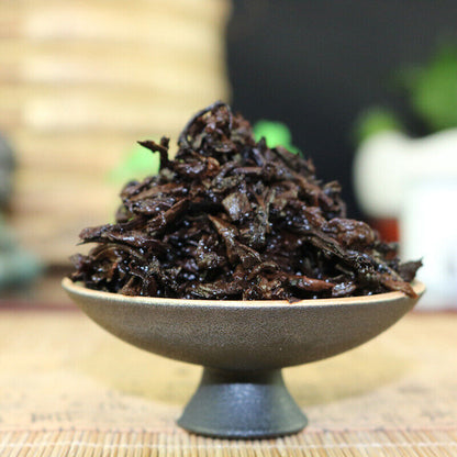 Yunnan Tea Tree King Puerh Tea Bulang Mountain Puerh Ripe Tea Cake 357g/12.59oz