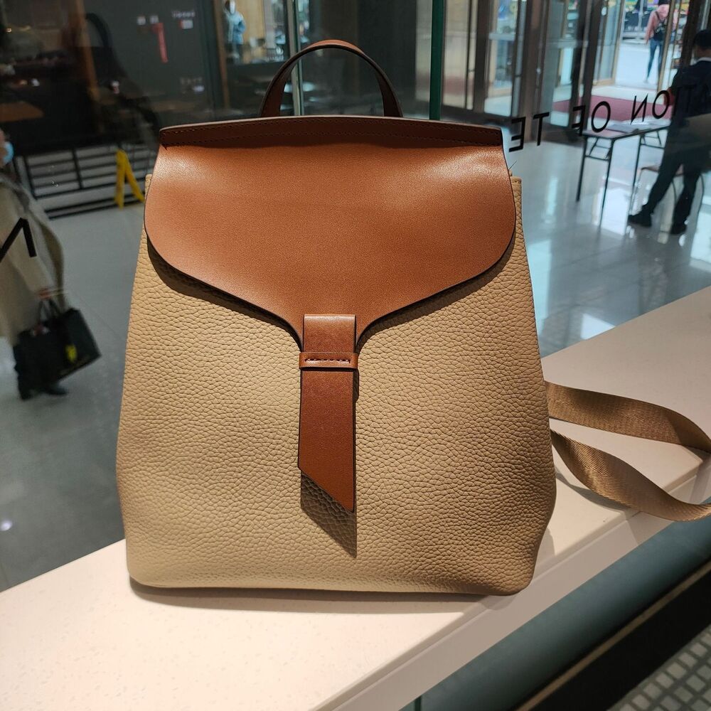 School Book Bag All-match Real Leather Backpack Cowhide Shoulder Bag 27*13*28 CM
