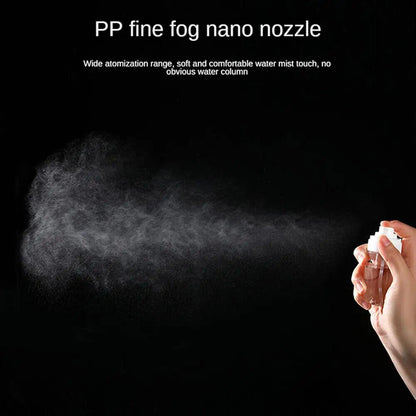 Spray Bottle 30-100ml Plastic Refillable Fine Mist Empty Cosmetic Pump Container